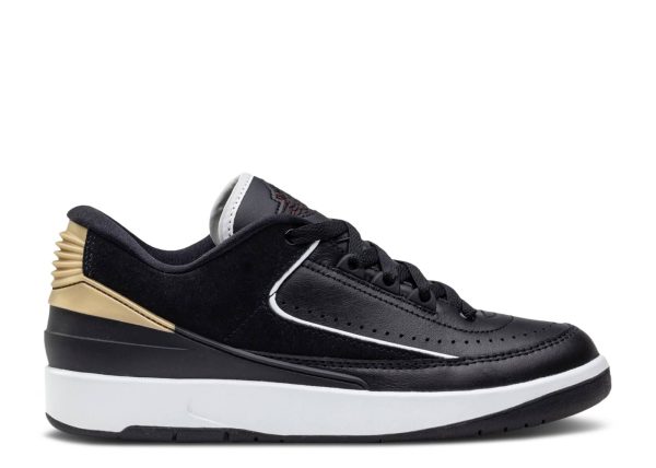 WMNS AIR JORDAN 2 RETRO LOW 'BLACK METALLIC GOLD'