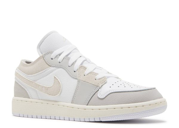 AIR JORDAN 1 LOW SE CRAFT GS 'INSIDE OUT - TECH GREY' - Image 2