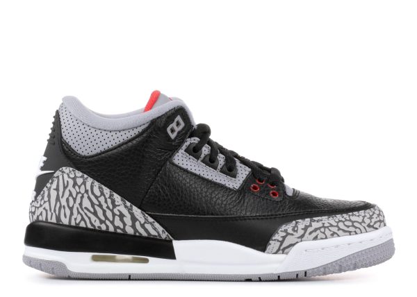 AIR JORDAN 3 RETRO OG BG 'BLACK CEMENT' 2018