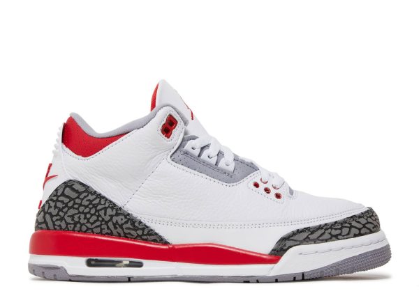 AIR JORDAN 3 RETRO GS 'FIRE RED' 2022