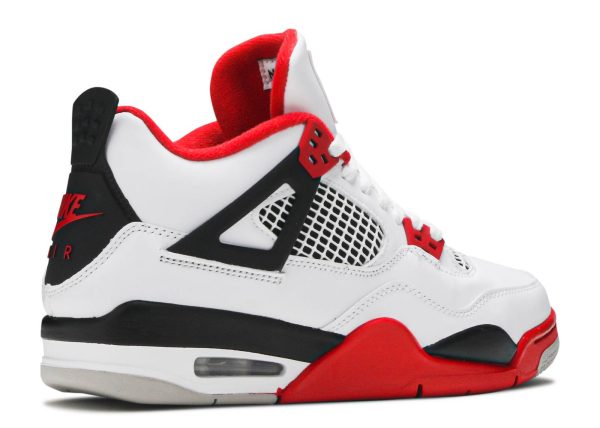 AIR JORDAN 4 RETRO OG GS 'FIRE RED' 2020 - Image 3