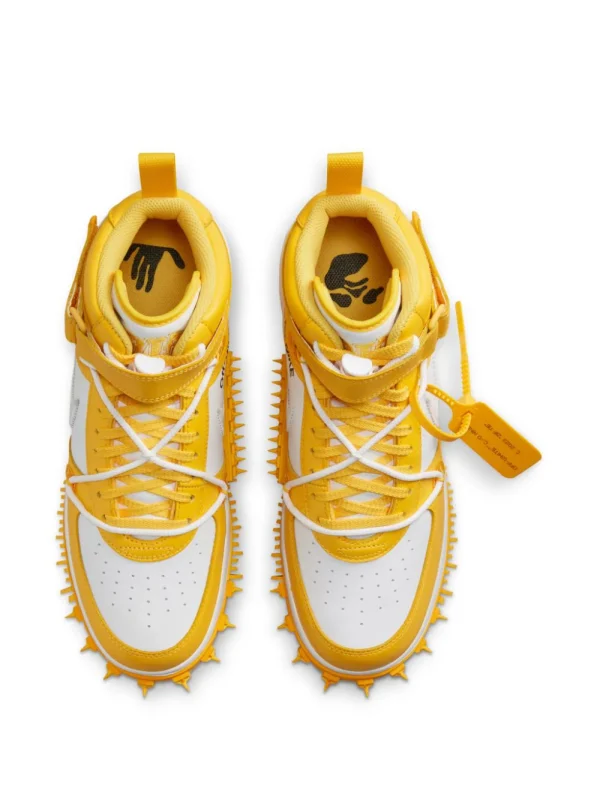 Nike X Off-White Air Force 1 Varsity Maize sneakers - Image 4