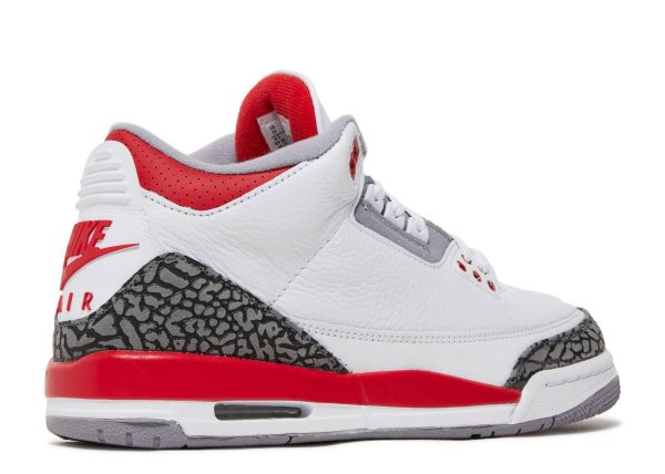 AIR JORDAN 3 RETRO GS 'FIRE RED' 2022 - Image 3