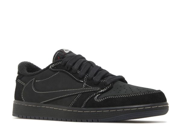 TRAVIS SCOTT X AIR JORDAN 1 RETRO LOW OG SP 'BLACK PHANTOM' - Image 2