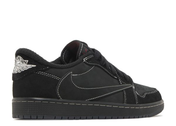 TRAVIS SCOTT X AIR JORDAN 1 RETRO LOW OG SP 'BLACK PHANTOM' - Image 3