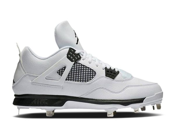 AIR JORDAN 4 RETRO METAL 'WHITE BLACK'