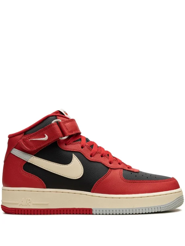 Nike Air Force 1 Mid "Split - Black/Red" sneakers