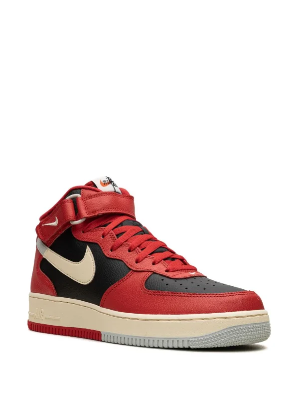 Nike Air Force 1 Mid "Split - Black/Red" sneakers - Image 5