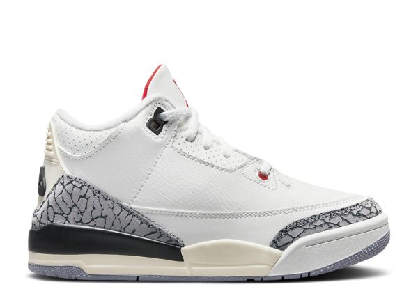 AIR JORDAN 3 RETRO PS 'WHITE CEMENT REIMAGINED'