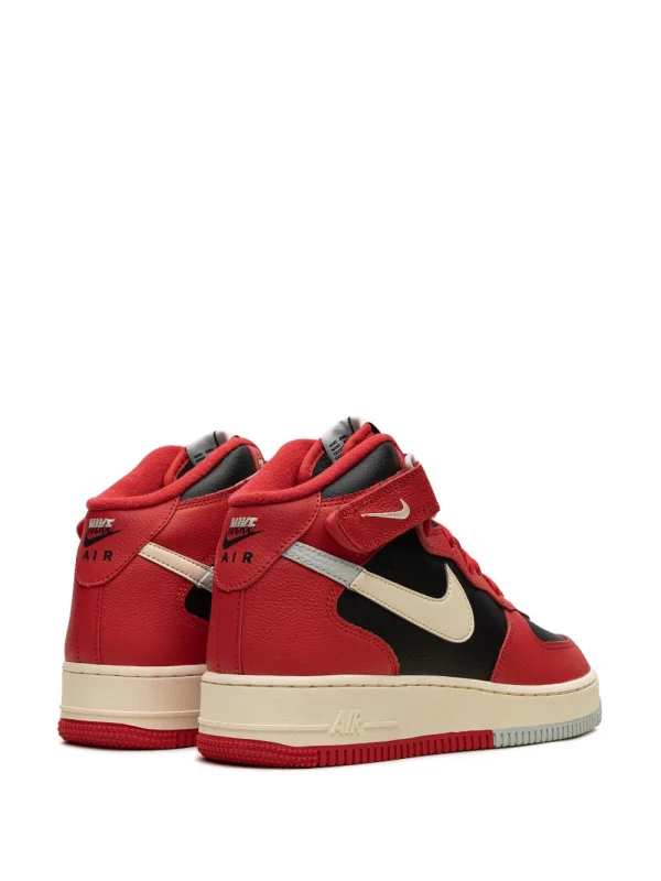 Nike Air Force 1 Mid "Split - Black/Red" sneakers - Image 4