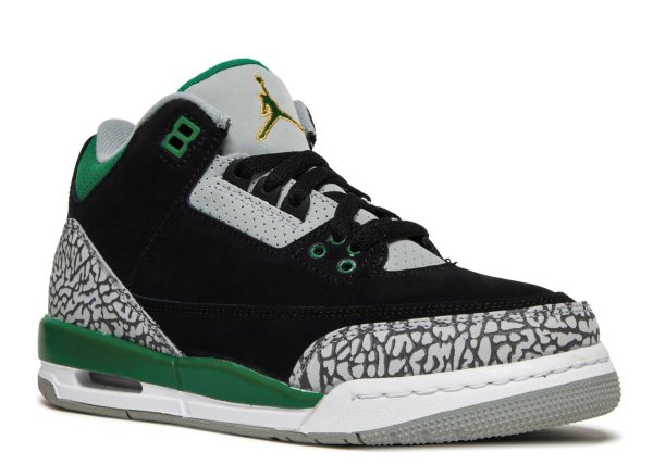 AIR JORDAN 3 RETRO GS 'PINE GREEN' - Image 2