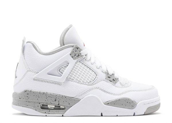 AIR JORDAN 4 RETRO GS 'WHITE OREO'