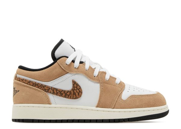 AIR JORDAN 1 LOW SE GS 'BROWN ELEPHANT'