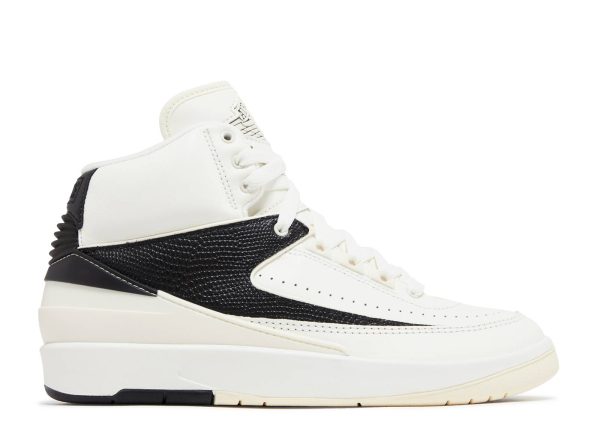 WMNS AIR JORDAN 2 RETRO 'SAIL BLACK'