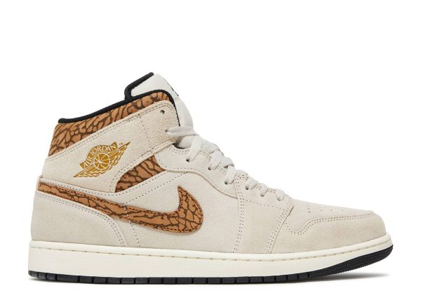 AIR JORDAN 1 MID SE 'BROWN ELEPHANT'