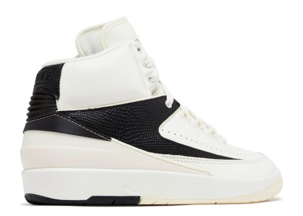 WMNS AIR JORDAN 2 RETRO 'SAIL BLACK' - Image 2