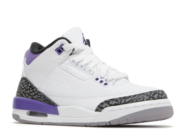 AIR JORDAN 3 RETRO GS 'DARK IRIS' - Image 2