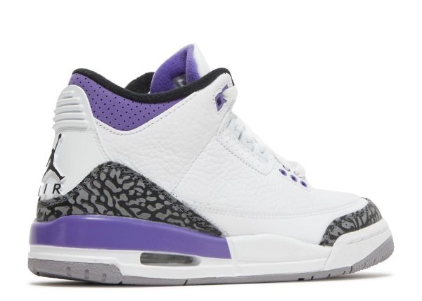 AIR JORDAN 3 RETRO GS 'DARK IRIS' - Image 3