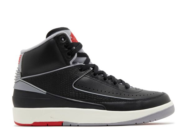 AIR JORDAN 2 RETRO GS 'BLACK CEMENT'