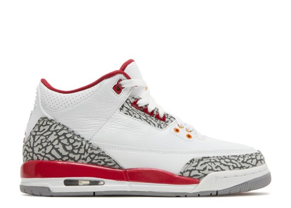 AIR JORDAN 3 RETRO GS 'CARDINAL RED'