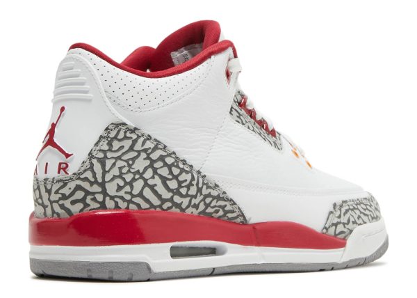 AIR JORDAN 3 RETRO GS 'CARDINAL RED' - Image 3