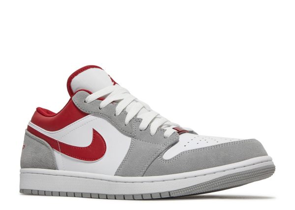 AIR JORDAN 1 LOW SE 'LIGHT SMOKE GREY GYM RED' - Image 2