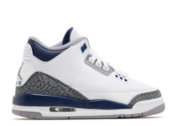 AIR JORDAN 3 RETRO GS 'MIDNIGHT NAVY' - Image 2