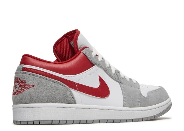 AIR JORDAN 1 LOW SE 'LIGHT SMOKE GREY GYM RED' - Image 3