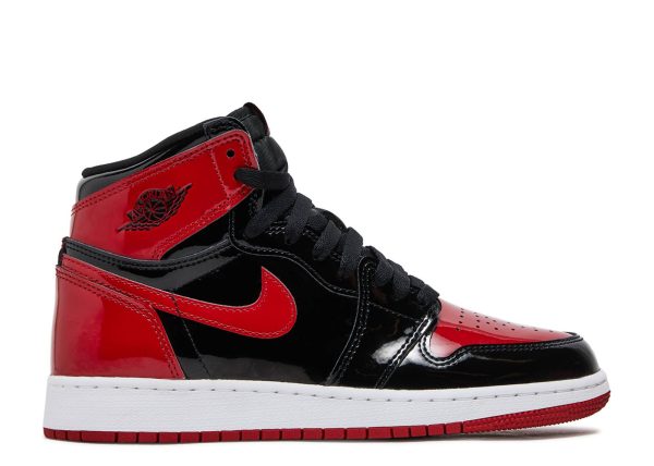 AIR JORDAN 1 RETRO HIGH OG GS 'PATENT BRED'