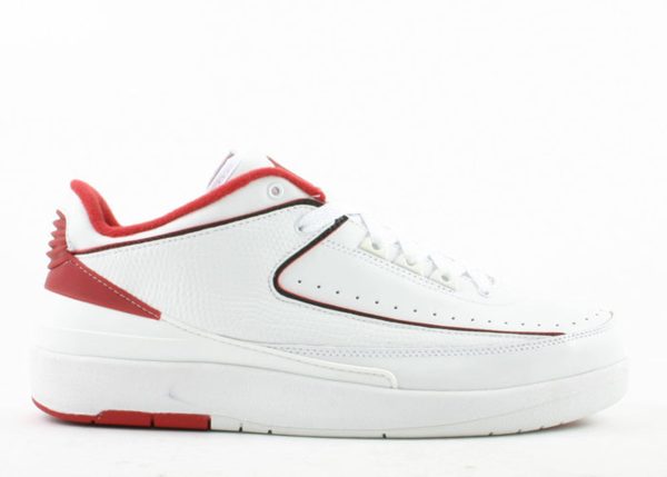 AIR JORDAN 2 RETRO LOW 'WHITE VARSITY RED'