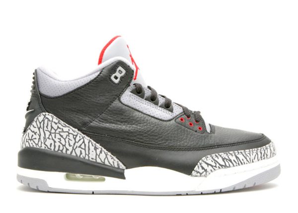 AIR JORDAN 3 RETRO 'BLACK CEMENT' 2001