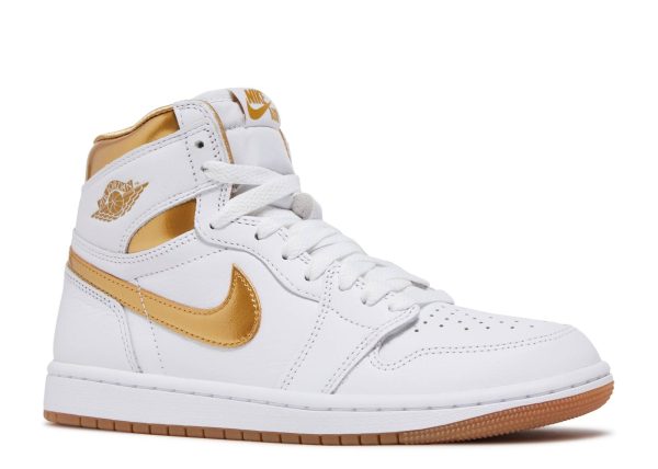 WMNS AIR JORDAN 1 RETRO HIGH OG 'METALLIC GOLD' - Image 2