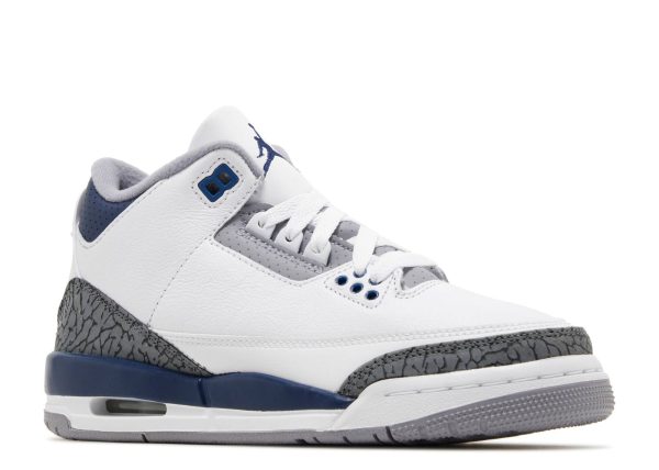 AIR JORDAN 3 RETRO GS 'MIDNIGHT NAVY' - Image 4