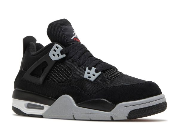 AIR JORDAN 4 RETRO SE GS 'BLACK CANVAS' - Image 2